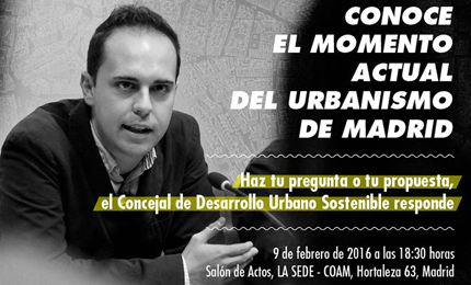 Encuentro del Concejal de Desarrollo Urbano con los colegiados