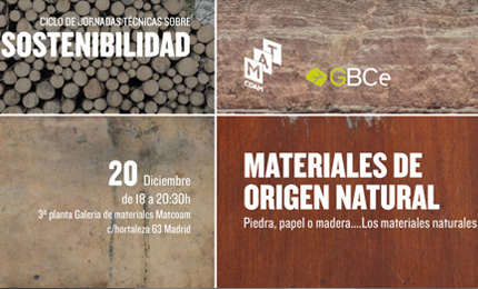 Piedra, papel o madera... Materiales de origen natural en la edificación sostenible